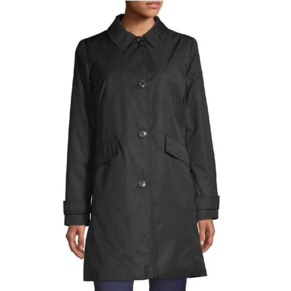Kate Spade New York Hooded Trench Coat - Picture 1 of 7